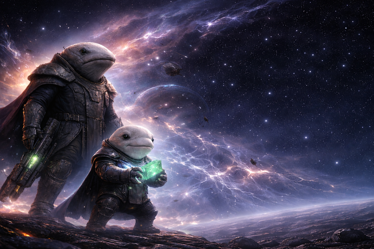 Baby White Whale hero image